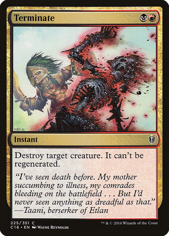 Terminate card image