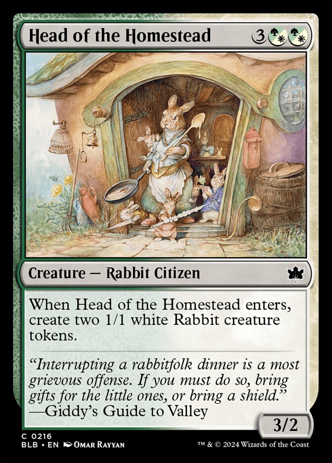Head of the Homestead card image