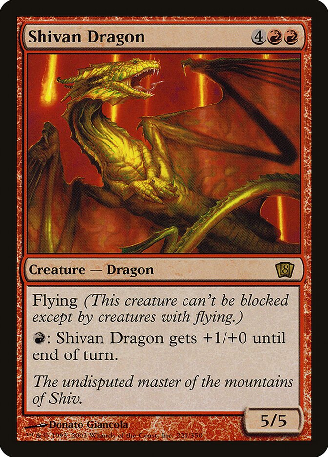 Shivan Dragon card image