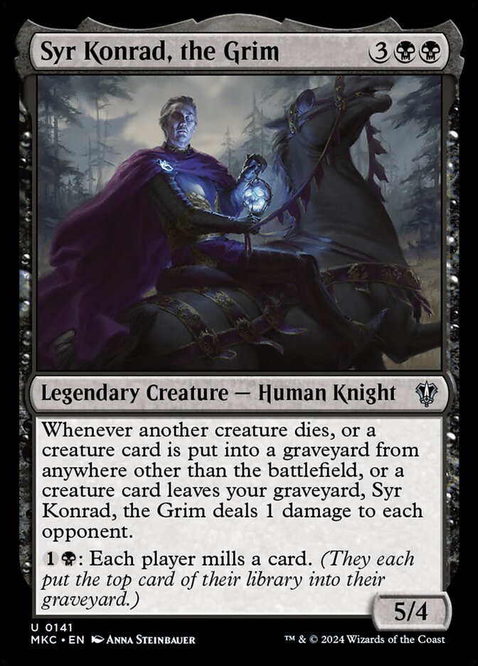Syr Konrad, the Grim card image