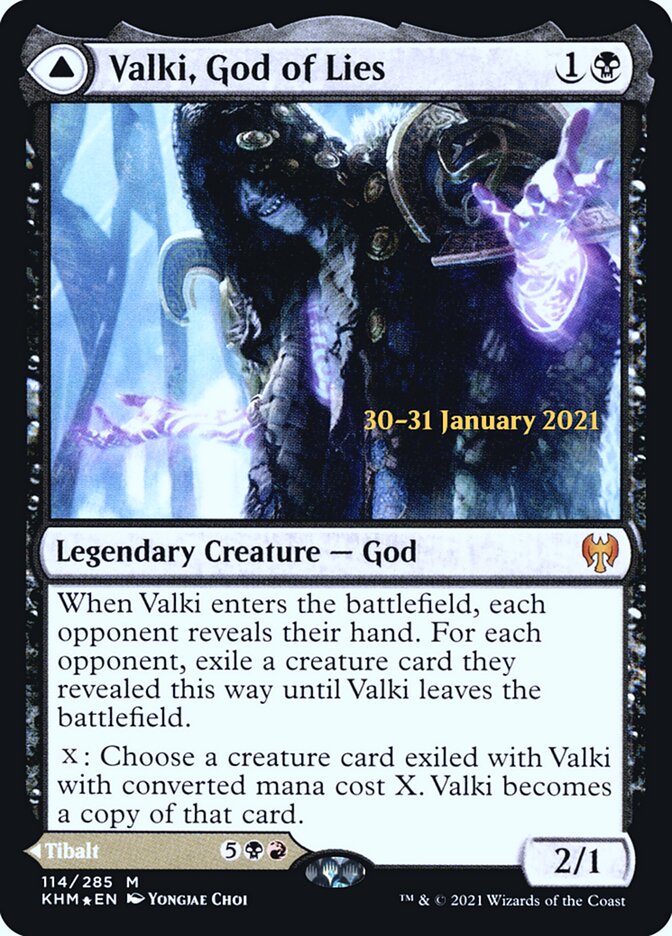Valki, God of Lies // Tibalt, Cosmic Impostor card image