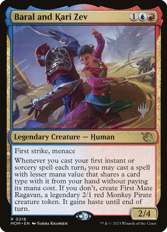 Baral and Kari Zev card image