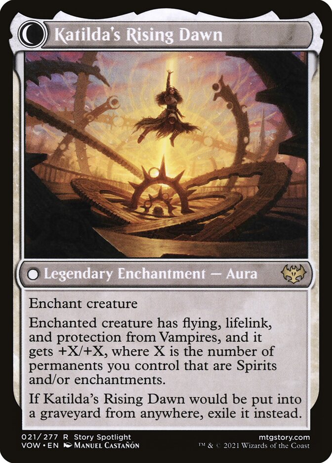 Katilda, Dawnhart Martyr // Katilda's Rising Dawn card image