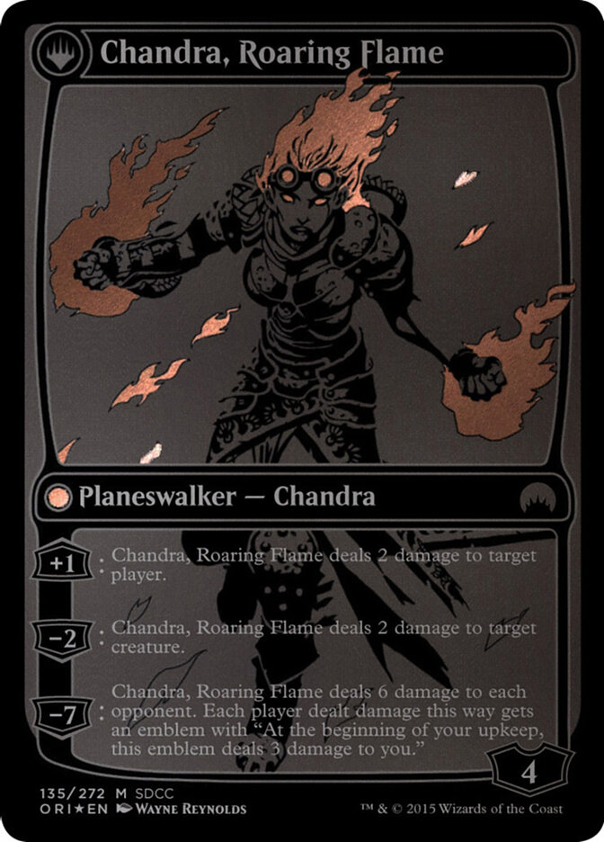 Chandra, Fire of Kaladesh // Chandra, Roaring Flame card image