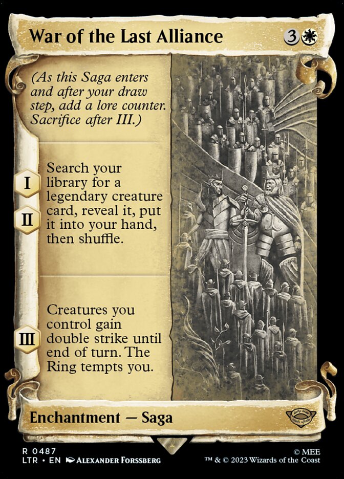 War of the Last Alliance card image