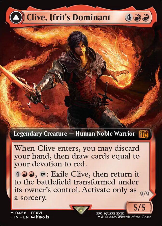 Clive, Ifrit's Dominant // Ifrit, Warden of Inferno card image