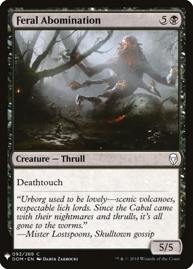 Feral Abomination card image