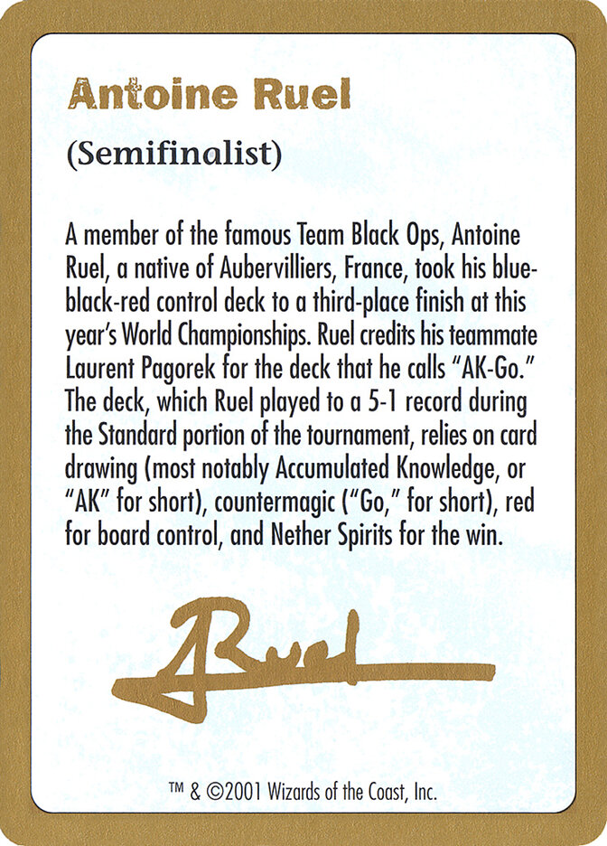 Antoine Ruel Bio card image
