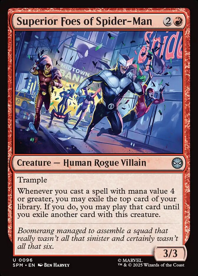 Superior Foes of Spider-Man card image