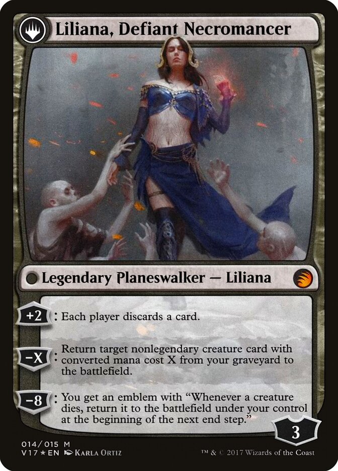Liliana, Heretical Healer // Liliana, Defiant Necromancer card image