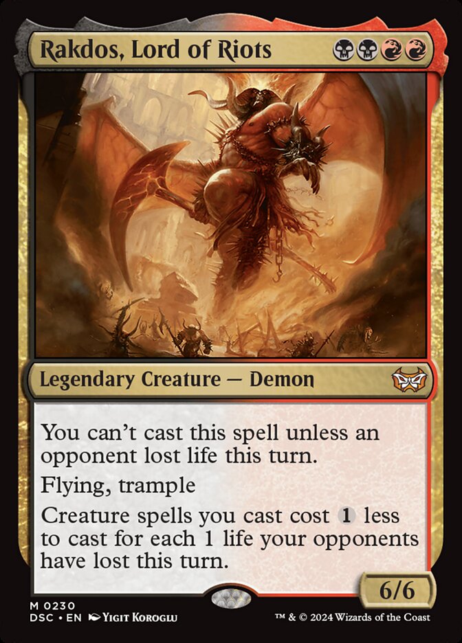 Rakdos, Lord of Riots card image