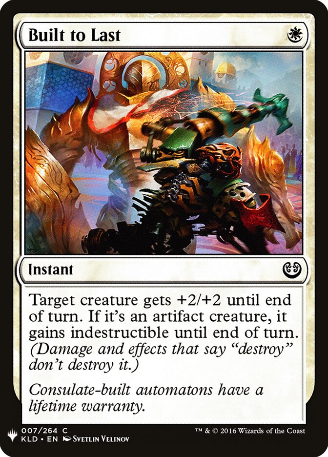 Built to Last card image