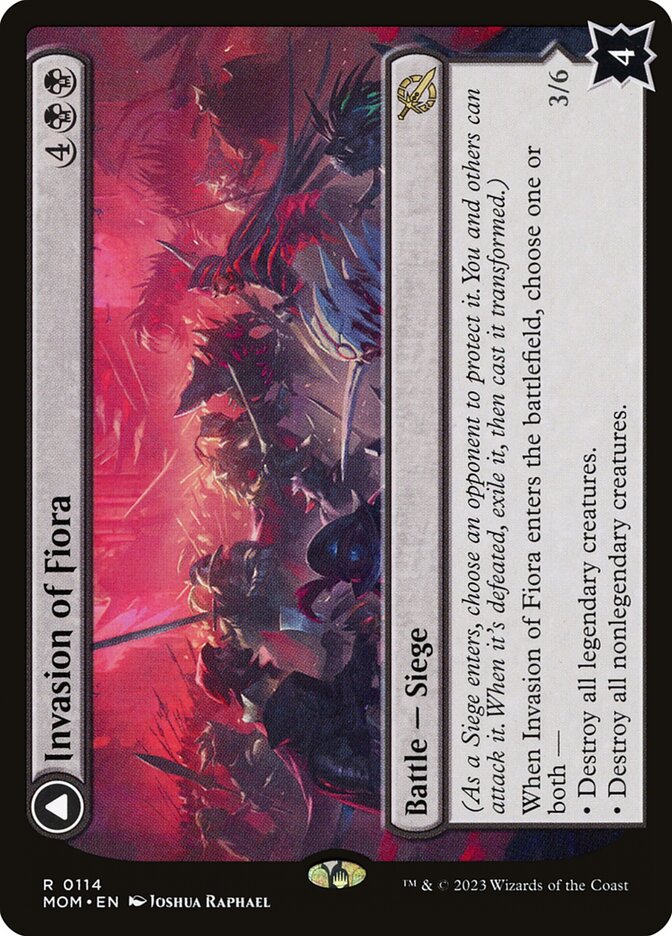 Invasion of Fiora // Marchesa, Resolute Monarch card image