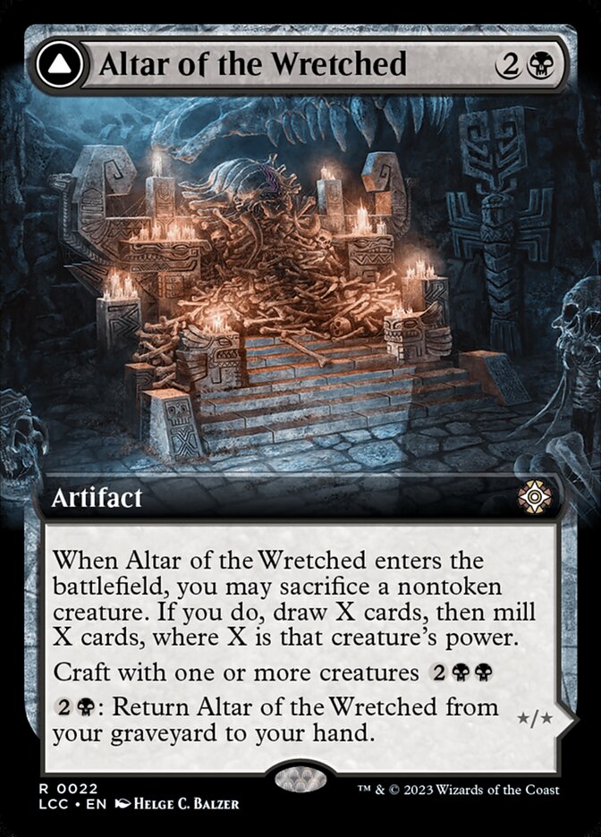 Altar of the Wretched // Wretched Bonemass card image
