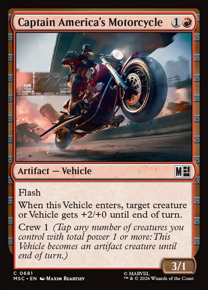 Captain America's Motorcycle card image
