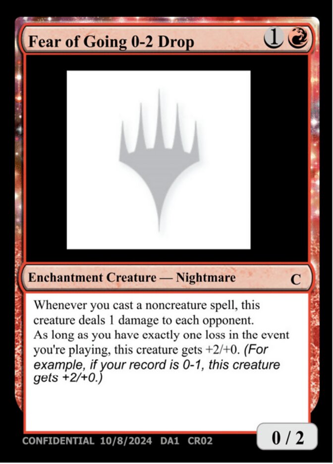 Fear of Going 0-2 Drop card image