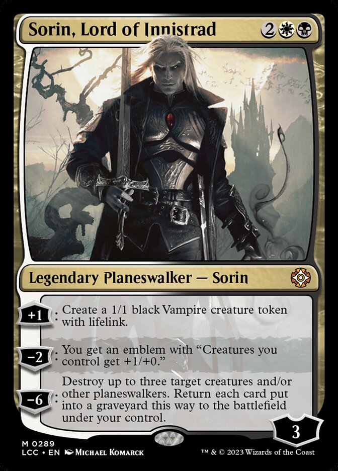 Sorin, Lord of Innistrad card image