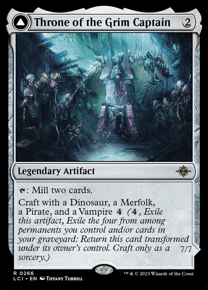 Throne of the Grim Captain // The Grim Captain card image