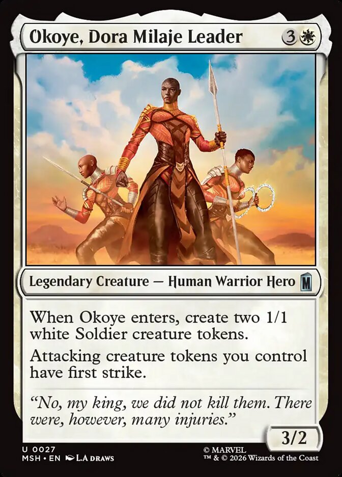 Okoye, Dora Milaje Leader card image