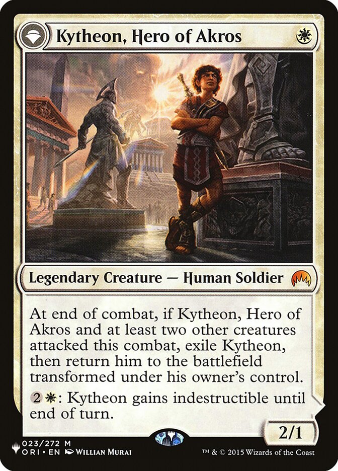 Kytheon, Hero of Akros // Gideon, Battle-Forged card image