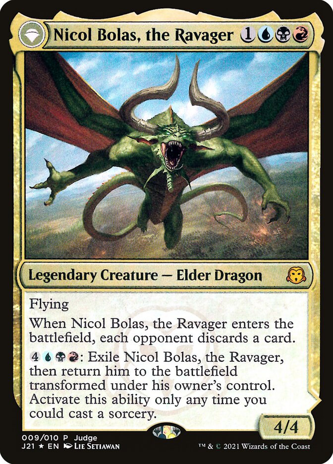 Nicol Bolas, the Ravager // Nicol Bolas, the Arisen card image