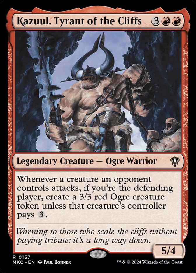Kazuul, Tyrant of the Cliffs card image