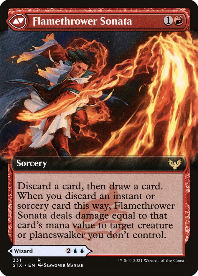 Torrent Sculptor // Flamethrower Sonata card image