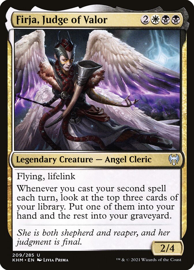 Firja, Judge of Valor card image