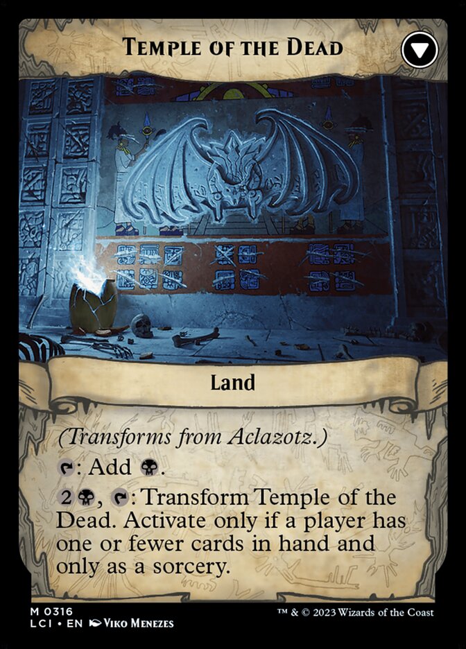 Aclazotz, Deepest Betrayal // Temple of the Dead card image
