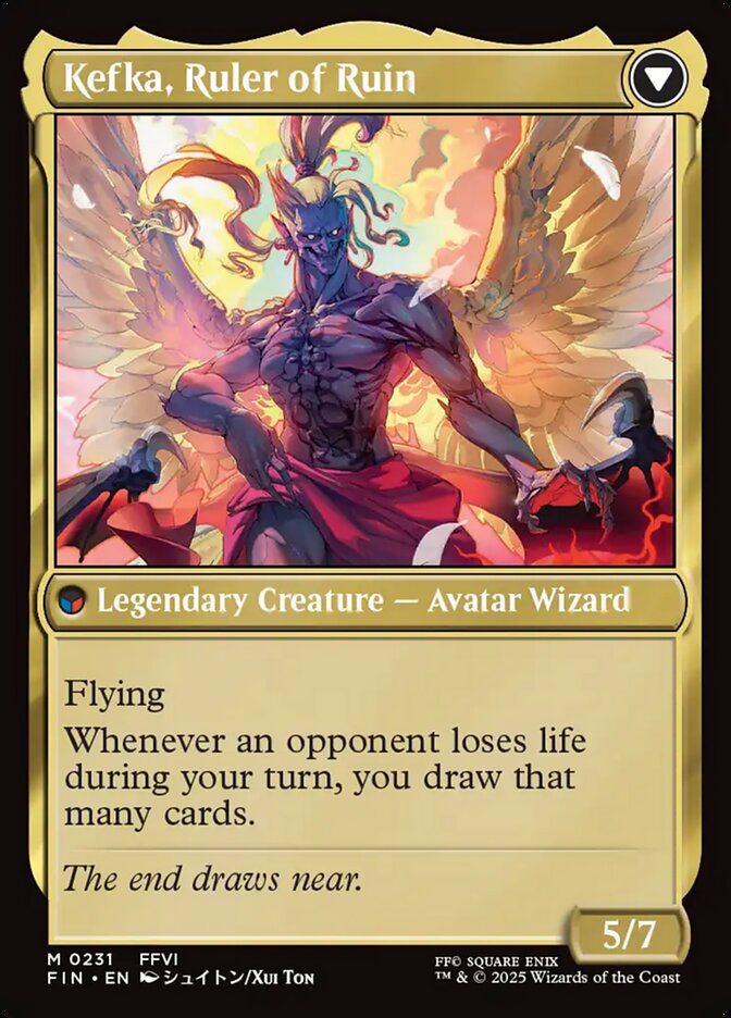 Kefka, Court Mage // Kefka, Ruler of Ruin card image