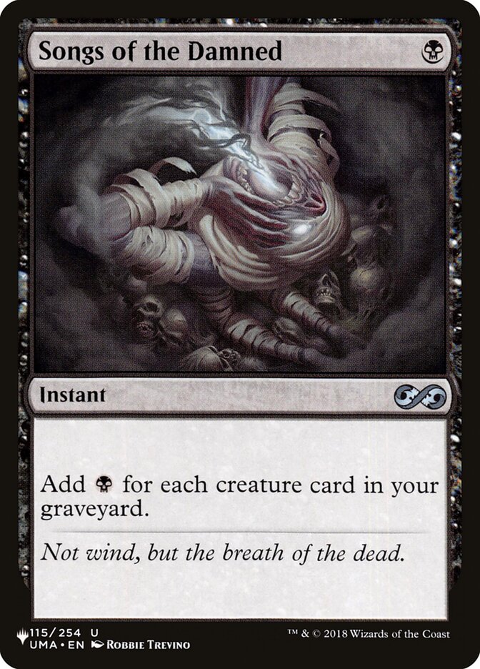 Songs of the Damned card image