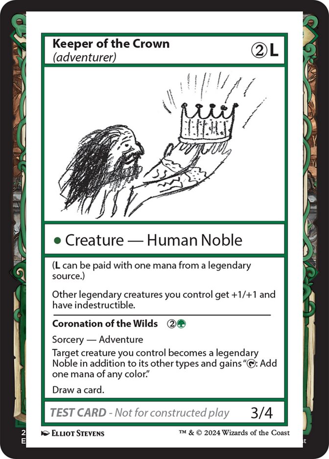 Keeper of the Crown // Coronation of the Wilds card image