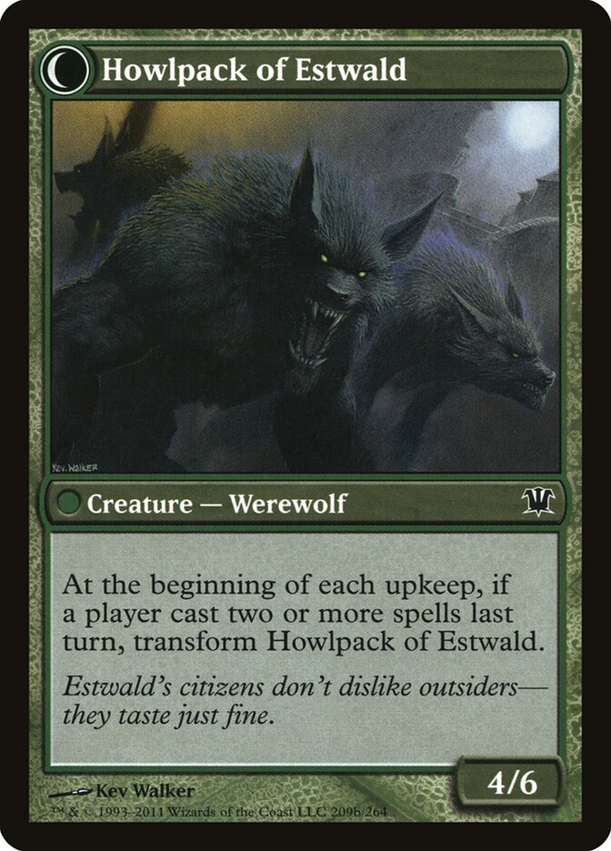 Villagers of Estwald // Howlpack of Estwald card image