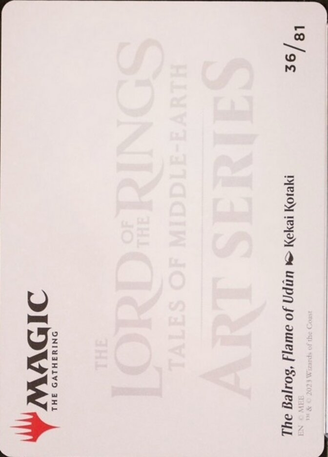 The Balrog, Flame of Udûn // The Balrog, Flame of Udûn card image