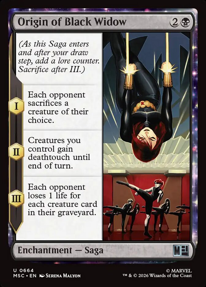 Origin of Black Widow card image