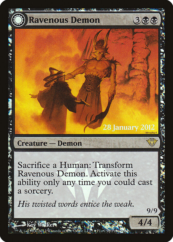 Ravenous Demon // Archdemon of Greed card image