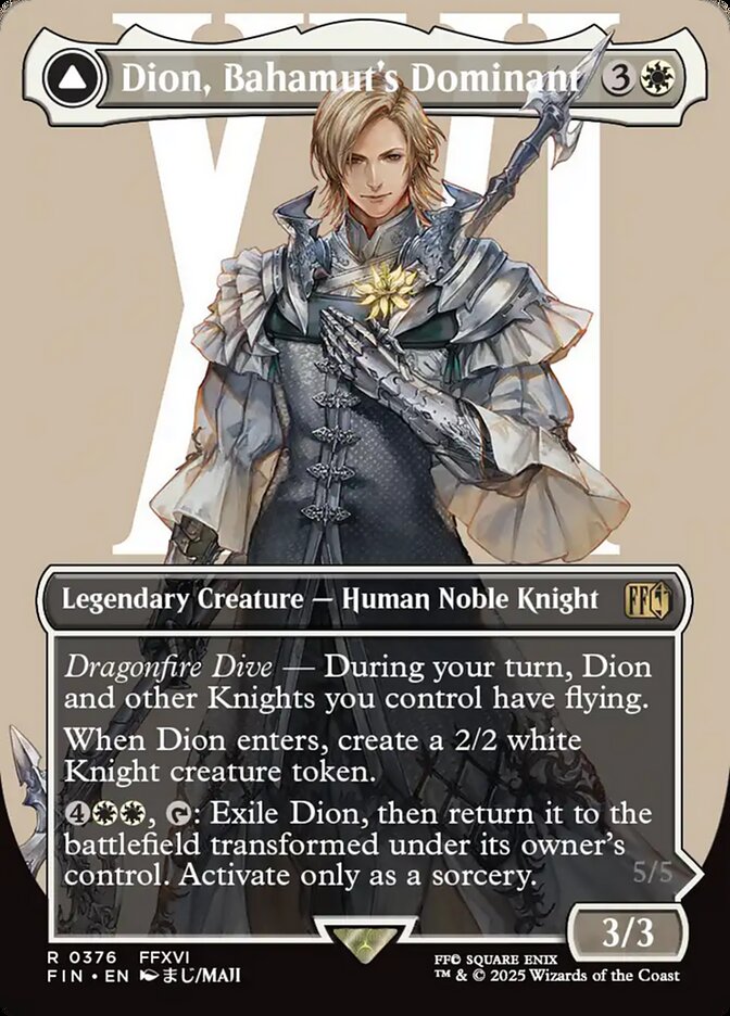Dion, Bahamut's Dominant // Bahamut, Warden of Light card image