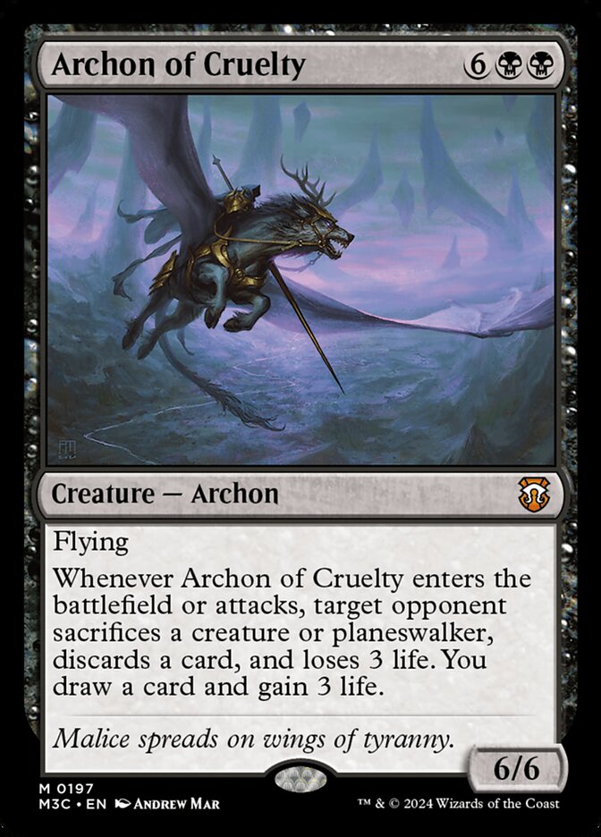 Archon of Cruelty card image