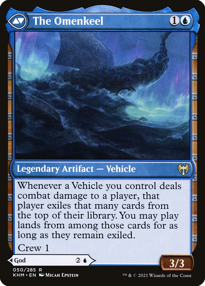 Cosima, God of the Voyage // The Omenkeel card image
