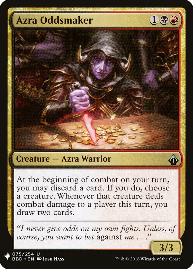 Azra Oddsmaker card image