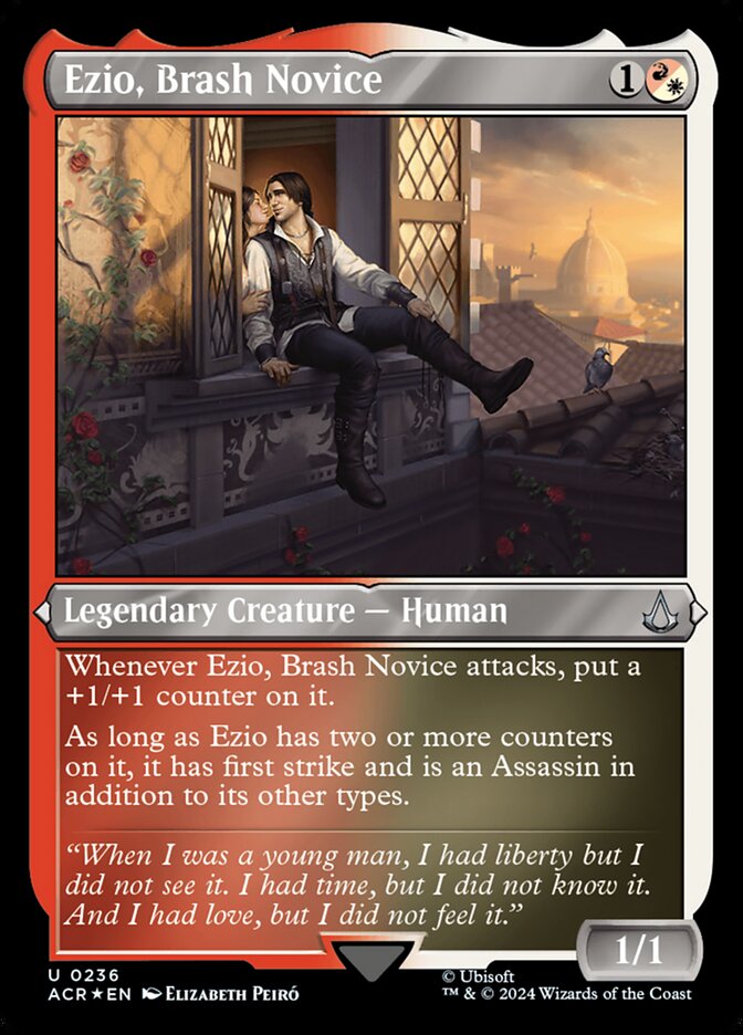 Ezio, Brash Novice card image