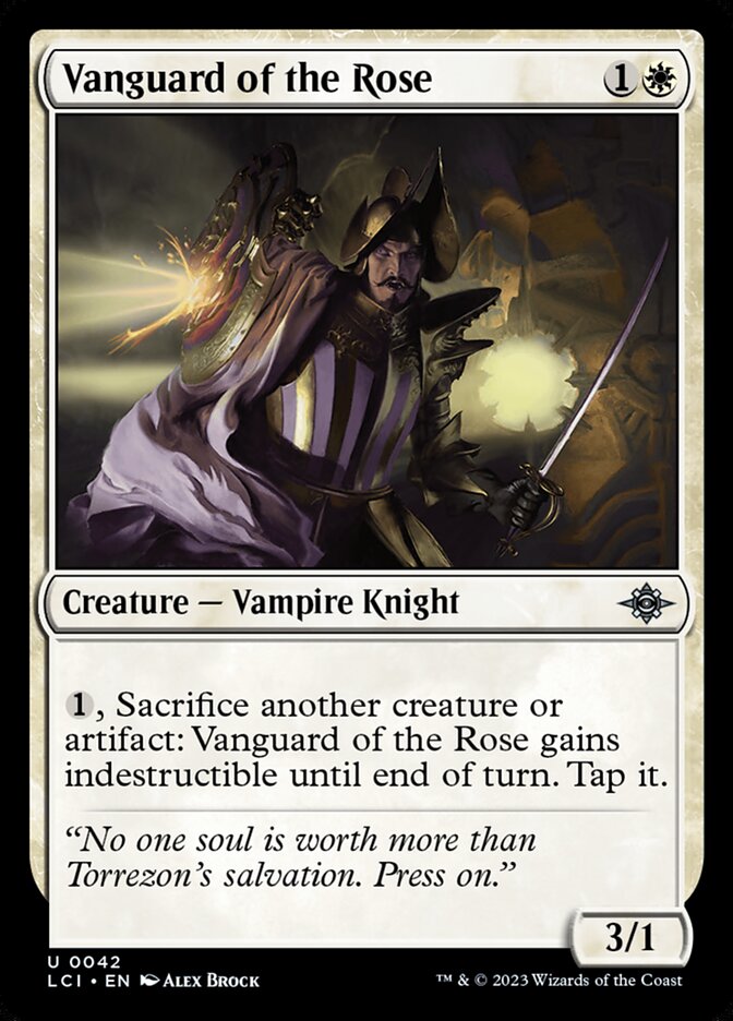 Vanguard of the Rose card image