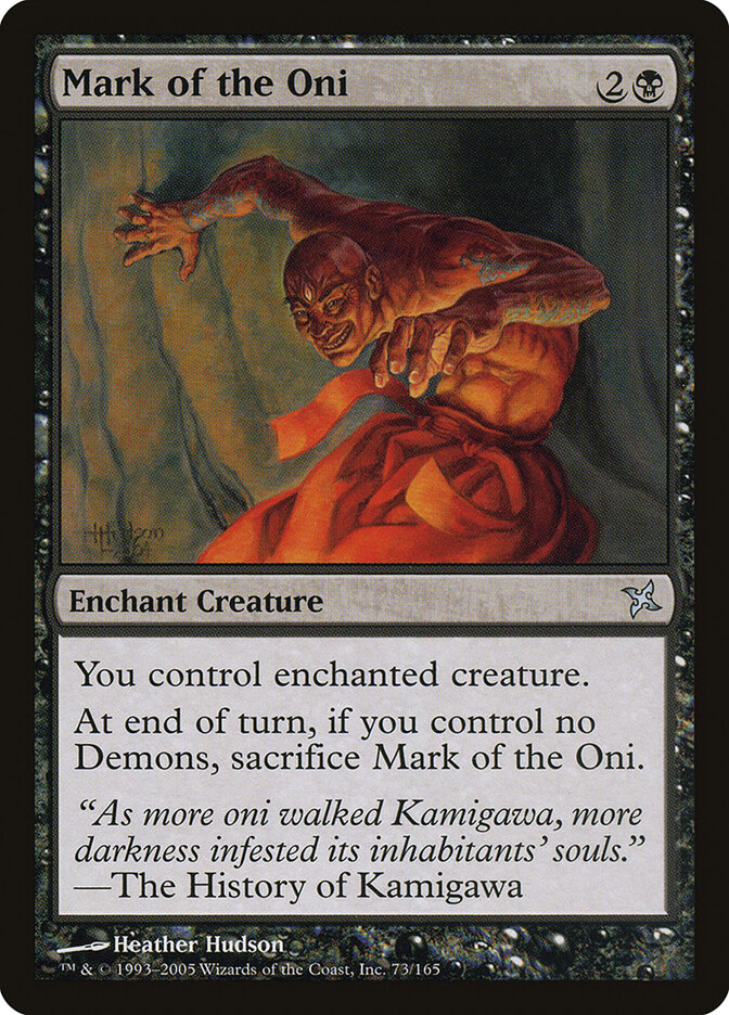 Mark of the Oni card image
