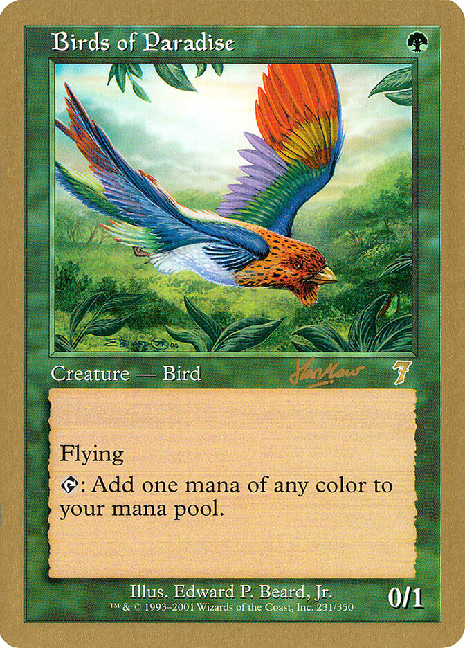 Birds of Paradise card image