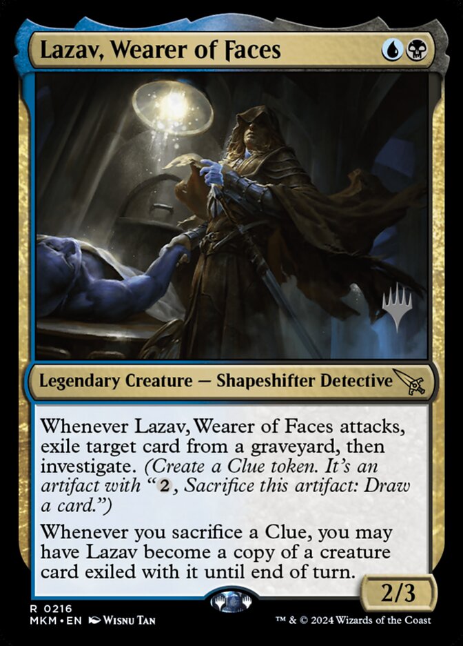 Lazav, Wearer of Faces card image