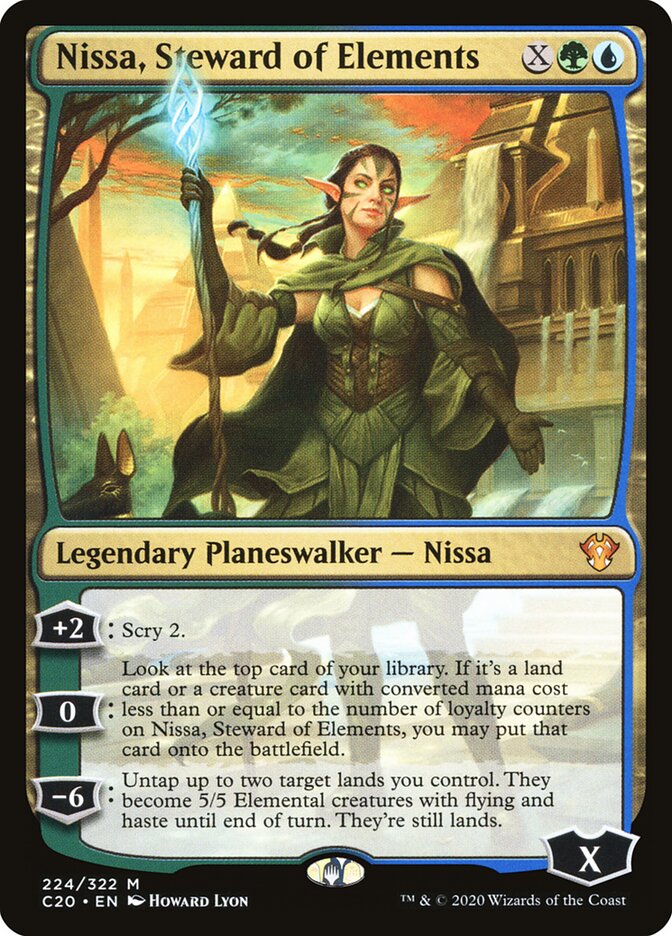 Nissa, Steward of Elements card image