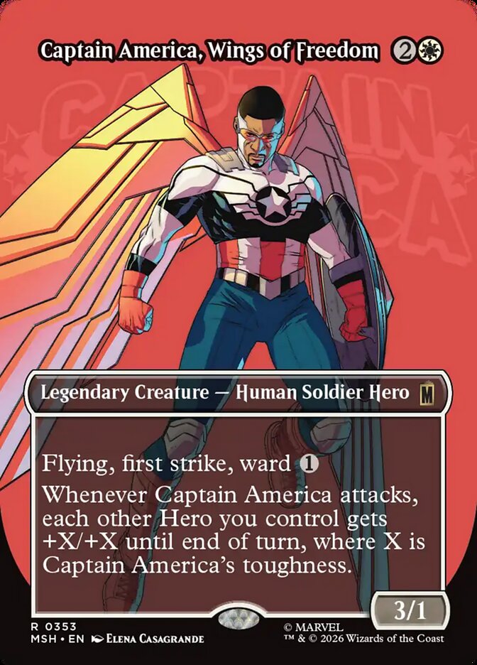 Captain America, Wings of Freedom card image