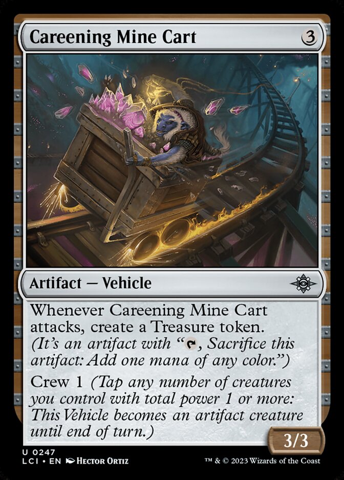 Careening Mine Cart card image