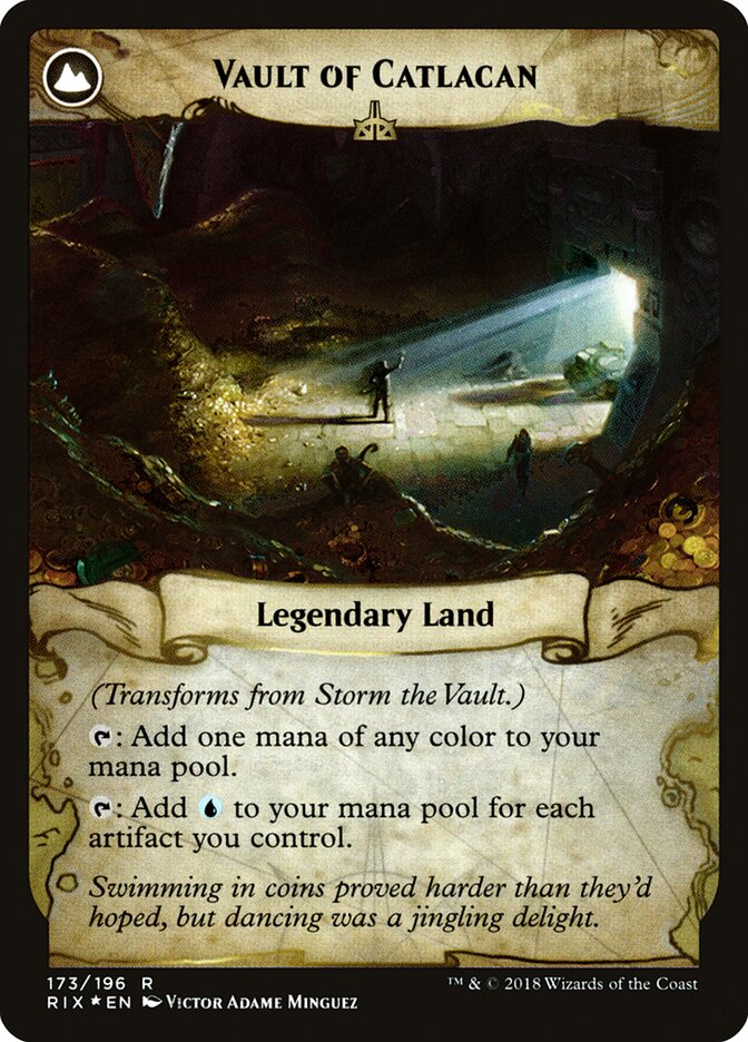 Storm the Vault // Vault of Catlacan card image