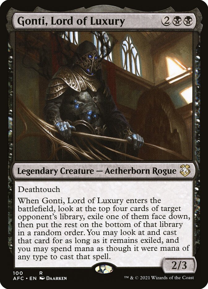 Gonti, Lord of Luxury card image